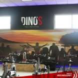 Renovação de imagem dos ginásios Dino's